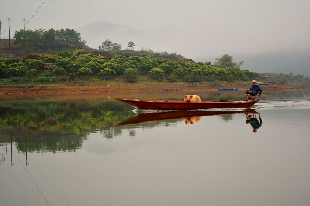 hồ Cấm Sơn Bắc Giang được ví như ‘Vịnh Hạ Long trên núi’