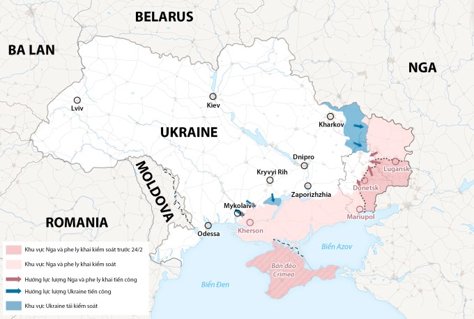 Nga 'phóng hơn 50 tên lửa hành trình' vào Ukraine