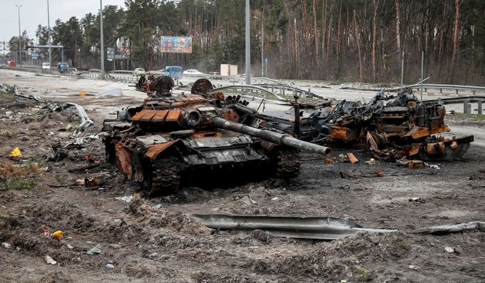 Ukraine tuyên bố bắn cháy 7 xe tăng Nga trong một ngày