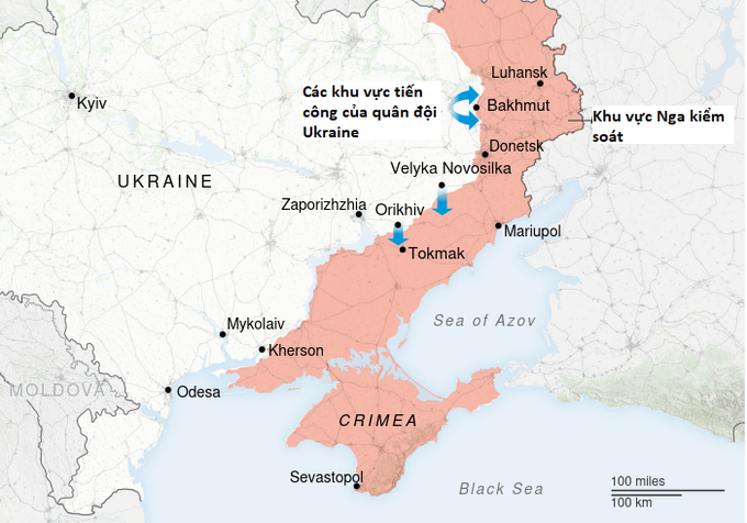 Ukraine dồn lực ngăn Nga tiến công, giao tranh khốc liệt khắp tiền tuyến