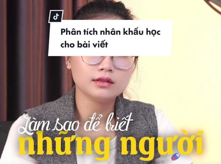 Phân tích nhân khẩu học cho bài viết.