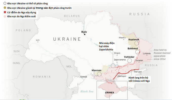 Ukraine tung quân dự bị chiến lược, dốc sức chọc thủng phòng tuyến Nga