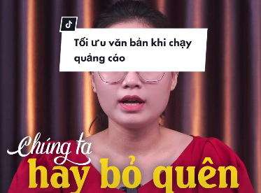 Tối ưu văn bản khi chạy quảng cáo