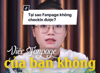 Tại sao Fanpage không checkin được?