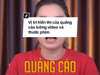 Vị trí hiển thi của quảng cáo luồng video và thước phim