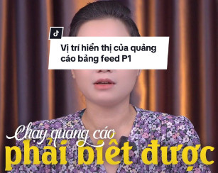 Vị trí hiển thị của quảng cáo bảng feed P1