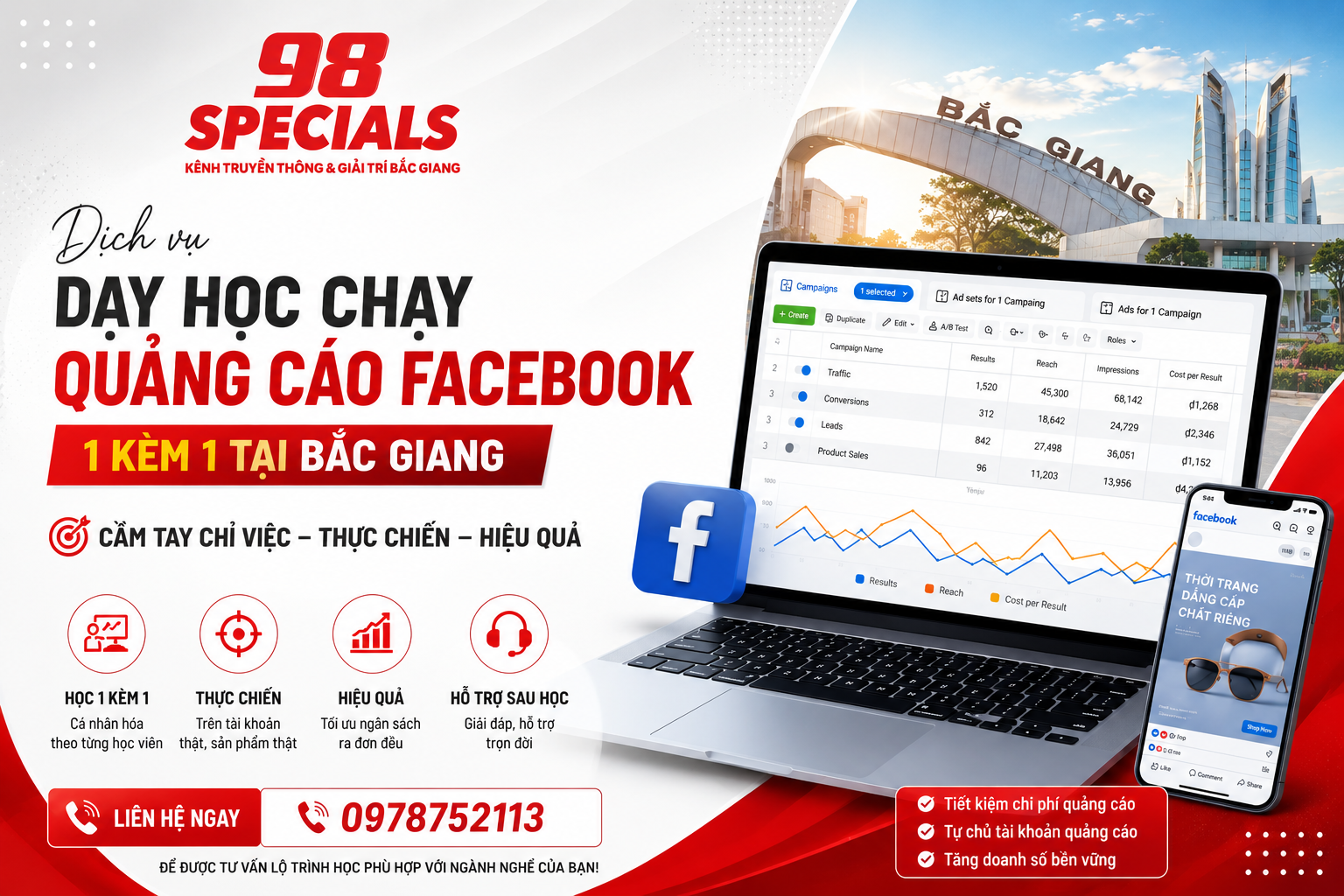 Học Chạy Quảng Cáo Tại Bắc Giang